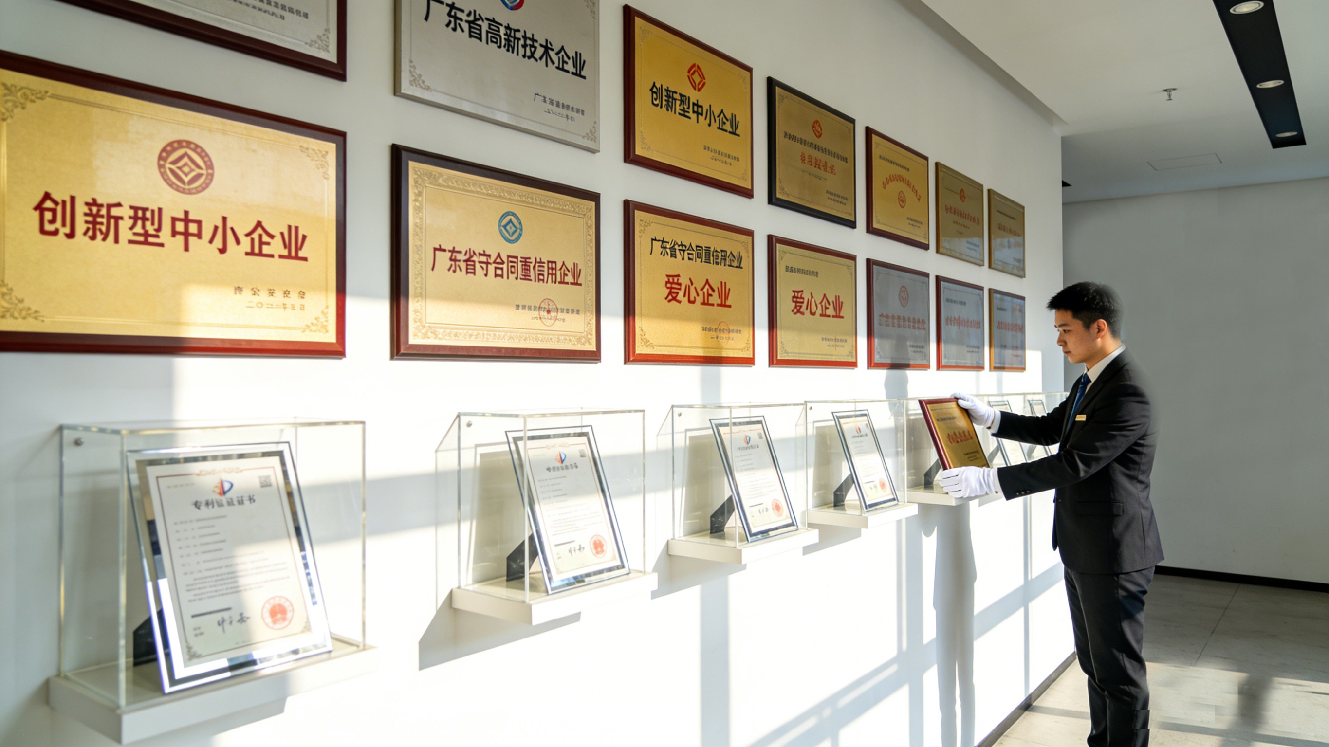 资质荣誉认证，实力备受认可